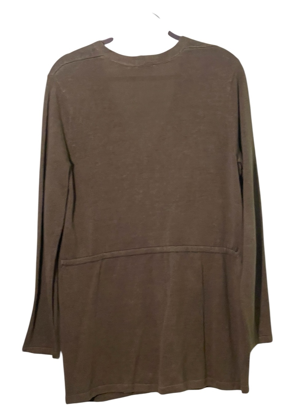 J. Jill linen blend long line button front cardigan. Size XL GUC - Picture 2 of 6